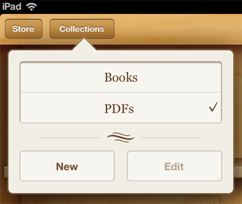Where to find saved PDF files on an iPad