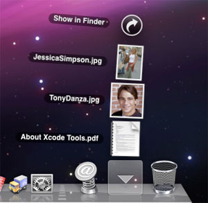 Stacks in Mac OS X Leopard