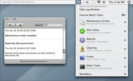 The Main Menu application for Mac