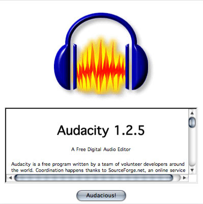 Audacity on a Mac