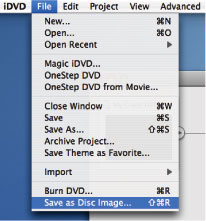 iDVD and iMovie on Mac