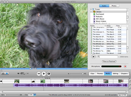 Making a movie with iMovie on Mac