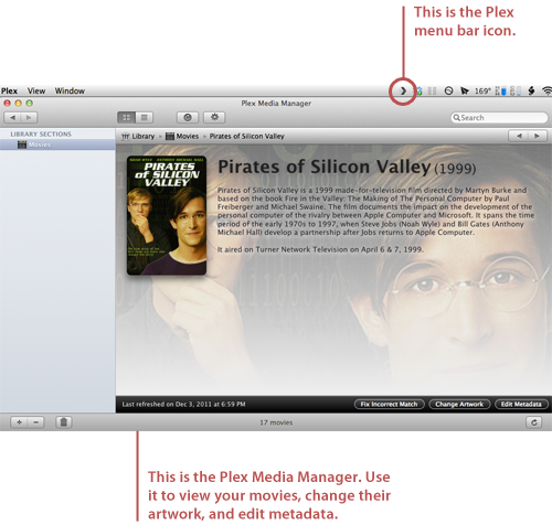 The Plex Media Manager on Mac