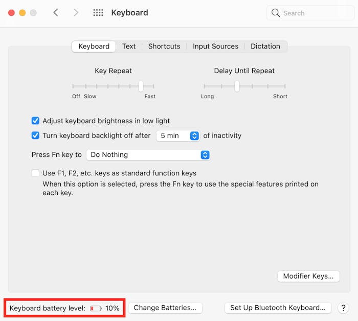 How to Check Your Apple Bluetooth Keyboard's Battery Life | Macinstruct