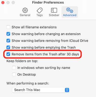 Set Your Mac to Automatically Empty Trash | Macinstruct