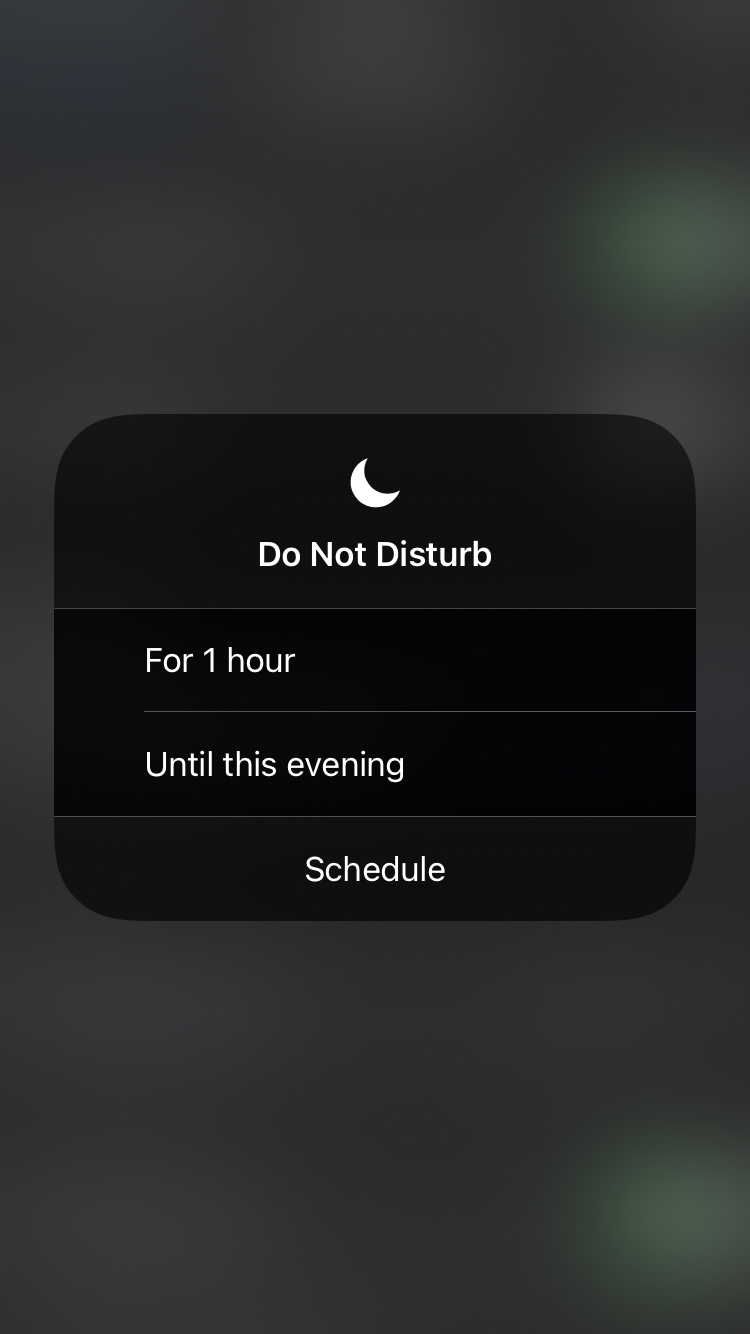 do not disturb iphone 5s