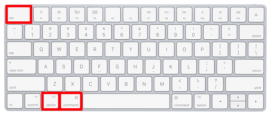 mac shortcut to quit all
