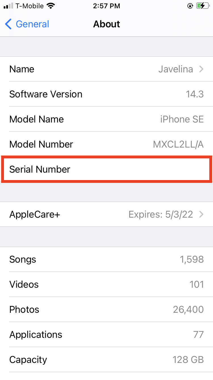 free Serial for iphone instal