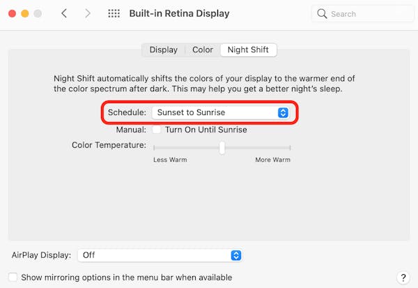 How to Enable Night Shift on Your Mac | Macinstruct