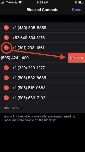 How to Unblock Phone Numbers on Your iPhone | Macinstruct