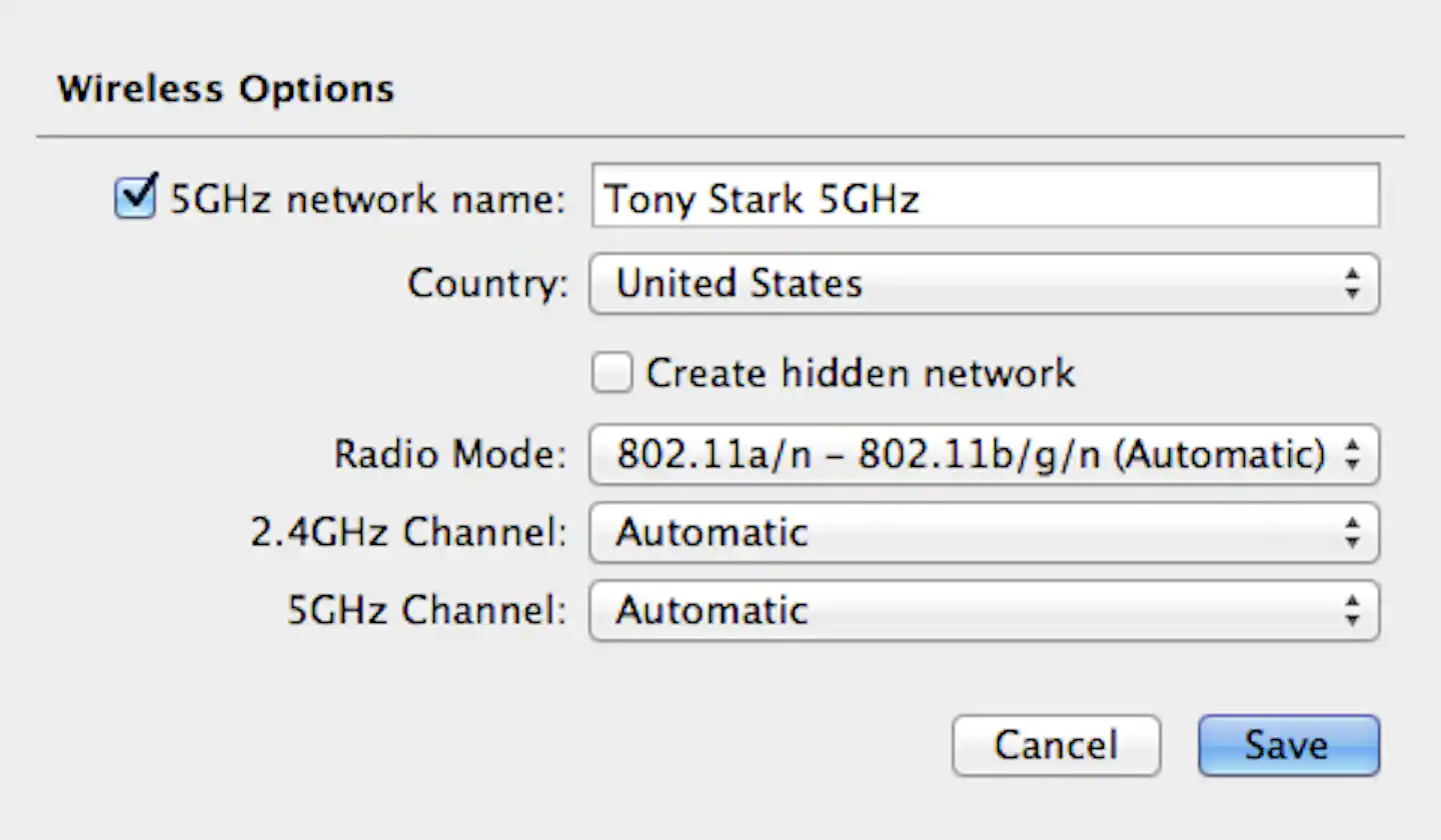 Creating a Dedicated 5GHz AirPort Network | Macinstruct