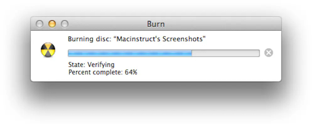 how to burn a disk on mac