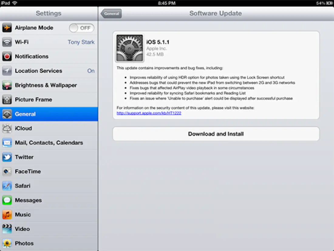 How to Update Your iPad's Software | Macinstruct