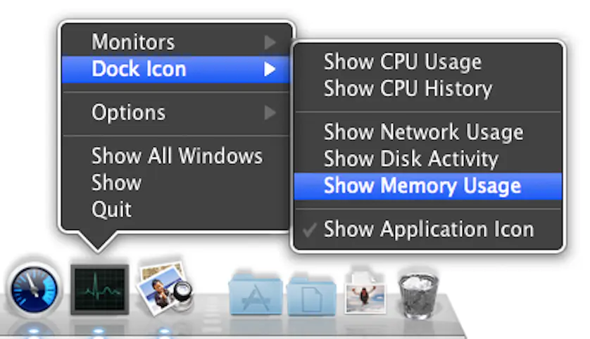 mac monitor ram usage