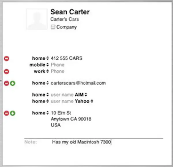 Keep Track of People with Address Book | Macinstruct