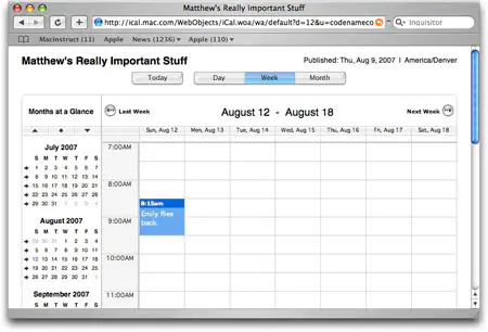 How To Publish ICal Calendars To The Web Macinstruct