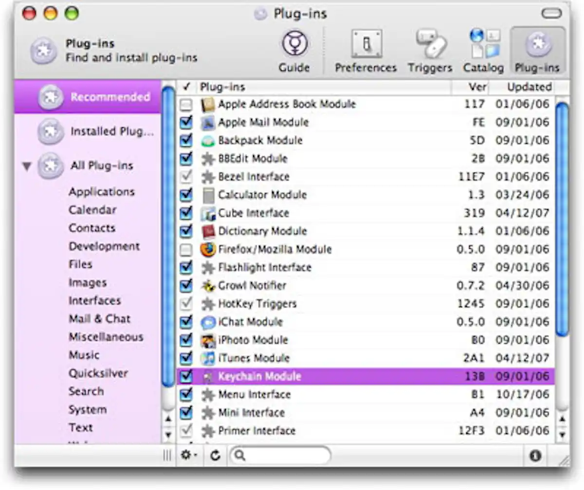 quicksilver software mac